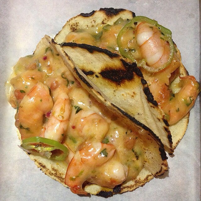 Taco Gobernador (Cheese, Shrimp, Veg Tacos) on #foodmento http://foodmento.com/dish/18849