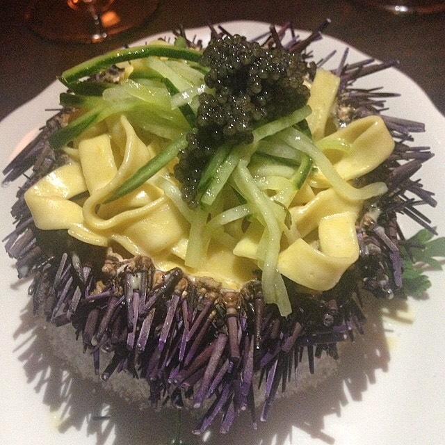 Sea Urchin, Caviar, Homemade Tagliatelle at Louie & Chan on #foodmento http://foodmento.com/place/4658