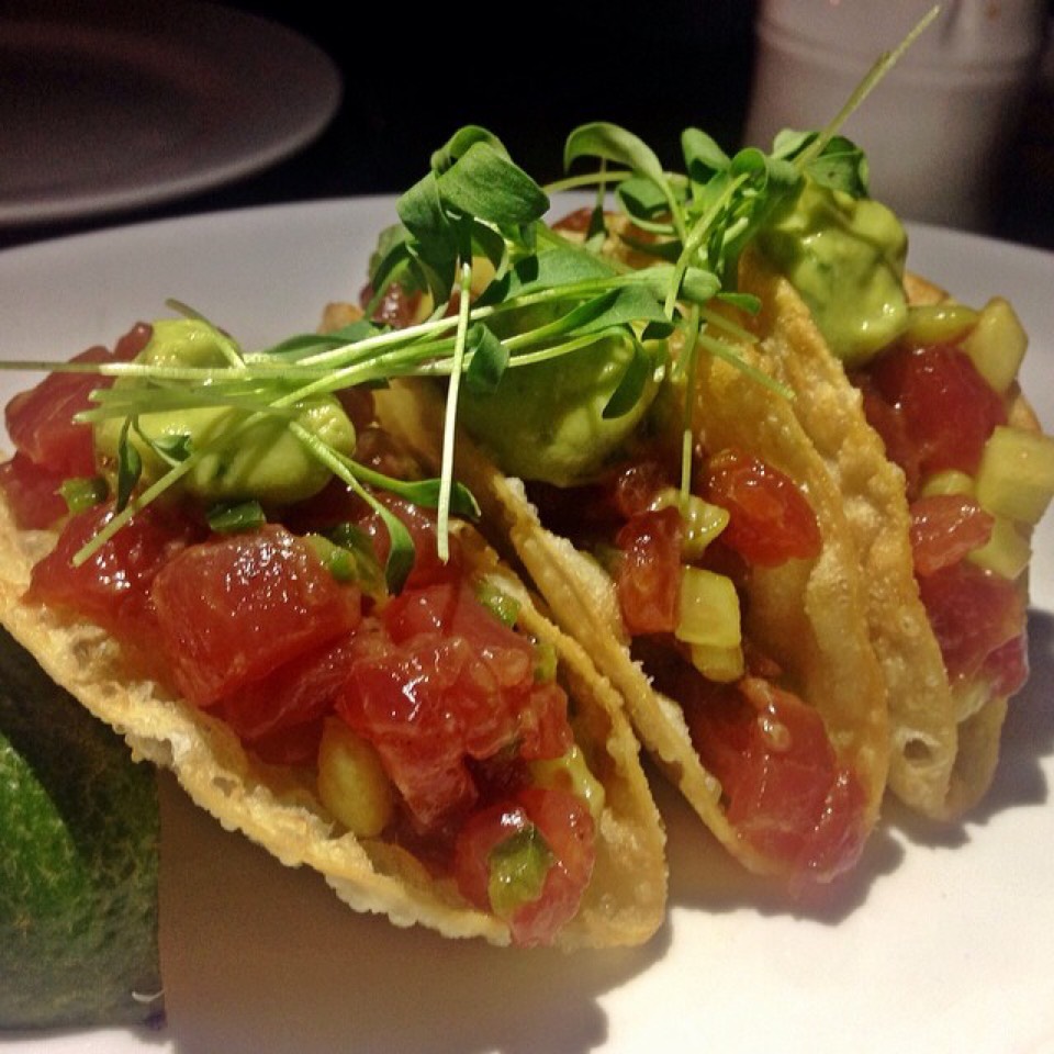 Tuna Poke Tacos at Lure Fishbar on #foodmento http://foodmento.com/place/909