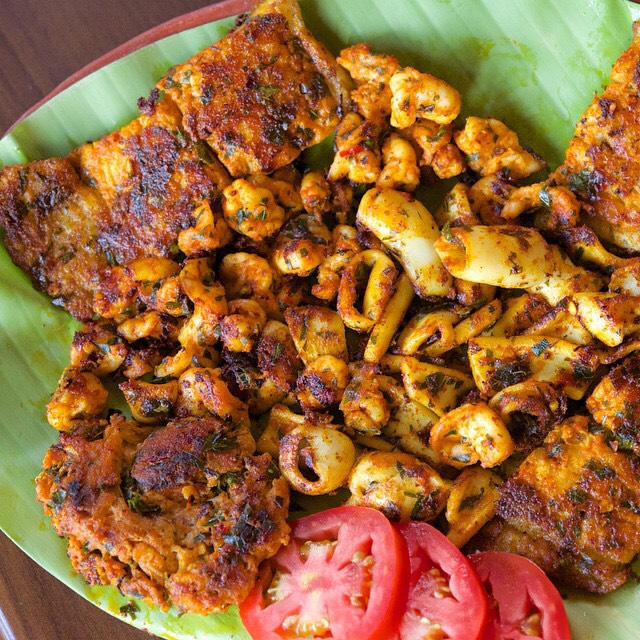 Mixed Grilled Seafood at Kudumbam on #foodmento http://foodmento.com/place/4743
