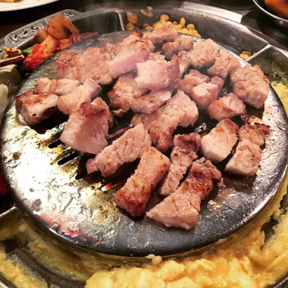 BBQ Pork Belly at Kang Ho Dong Baek Jeong on #foodmento http://foodmento.com/place/7775