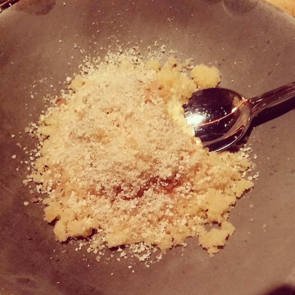 Popcorn Mousse, Mandarin Granite (Tasting Menu Standout) on #foodmento http://foodmento.com/dish/22385