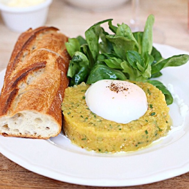 Yellow Beet Tartare, Poached Egg from M. Wells Dinette on #foodmento http://foodmento.com/dish/19454