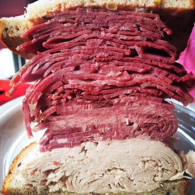 Turkey, Corned beef, Tongue, Cole Slaw...Sandwiches‎ from Artie's New York Delicatessen on #foodmento http://foodmento.com/dish/19651