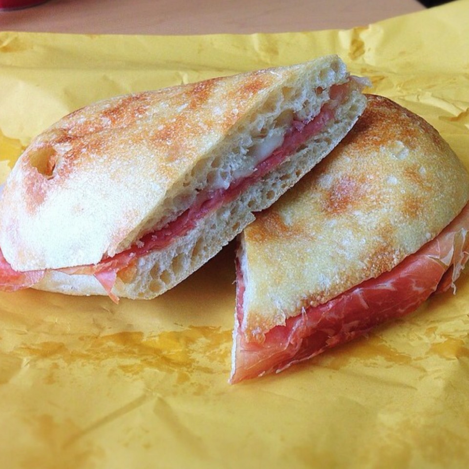 Prosciutto, Fontina Panini Sandwich from La Panineria on #foodmento http://foodmento.com/dish/20681