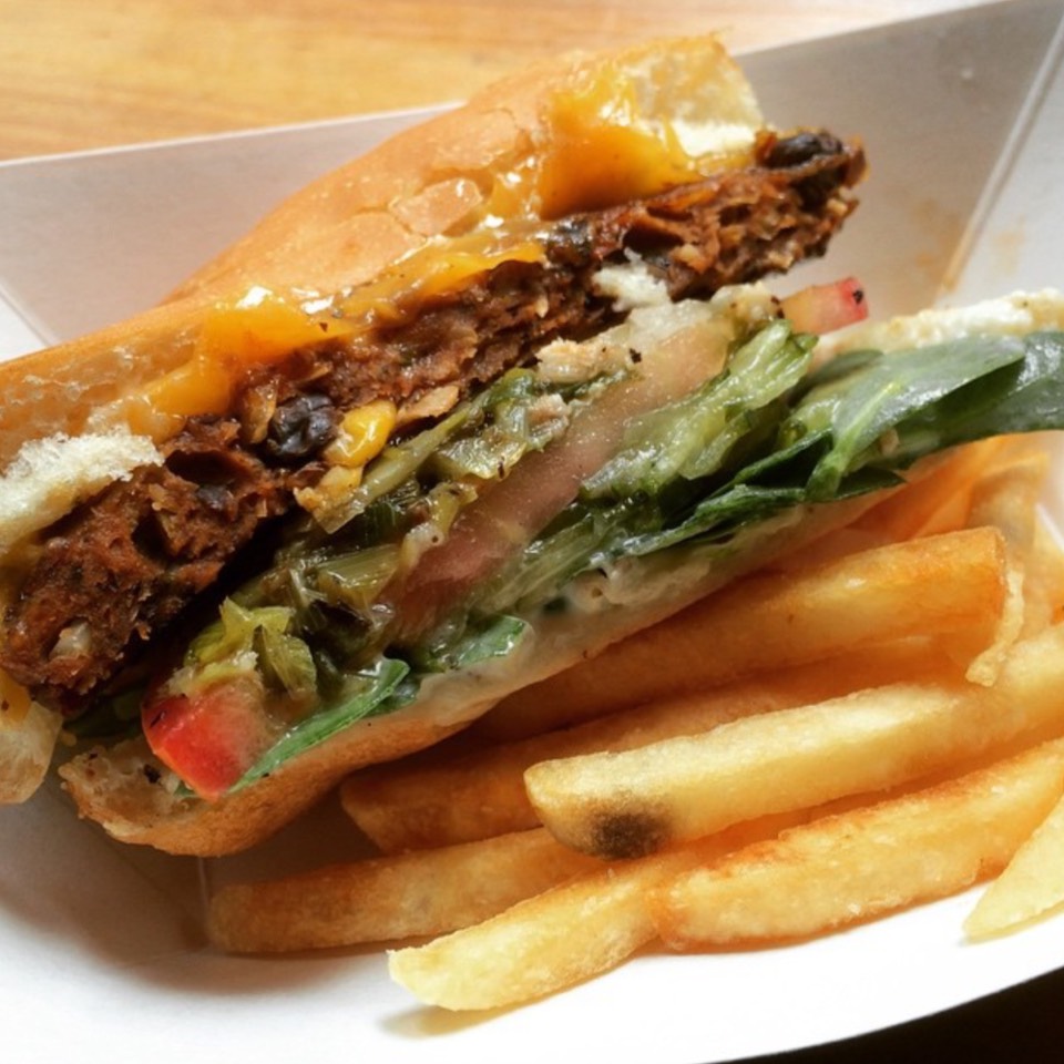 Veggie Burger from Hamburguesas Punta Cabras on #foodmento http://foodmento.com/dish/32915