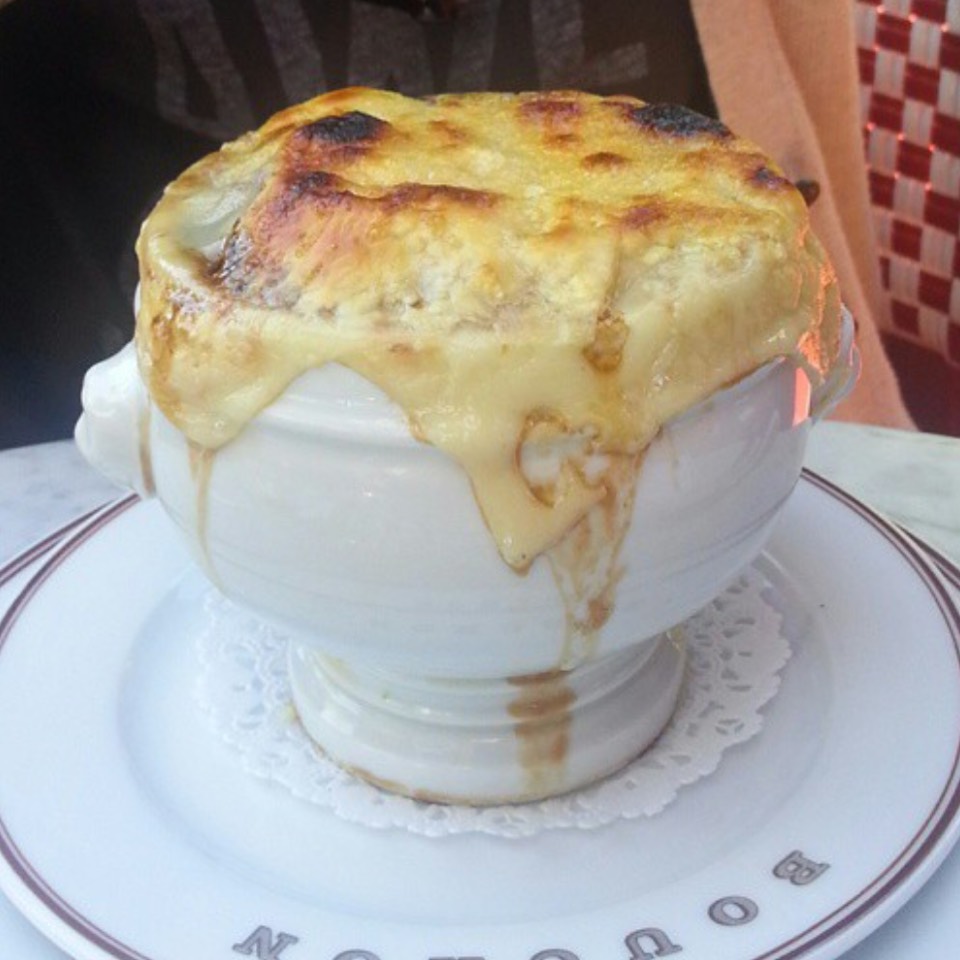 French Onion Soup at Bouchon on #foodmento http://foodmento.com/place/6554
