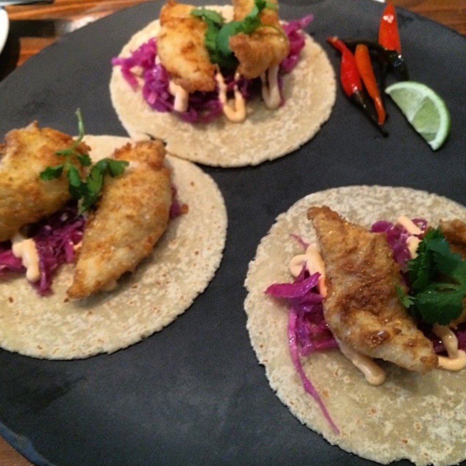Fish Tacos from Solbar at Solage Calistoga on #foodmento http://foodmento.com/dish/26400