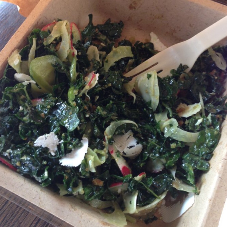 Kale Salad at GTA  (Gjelina Take Away) on #foodmento http://foodmento.com/place/4430