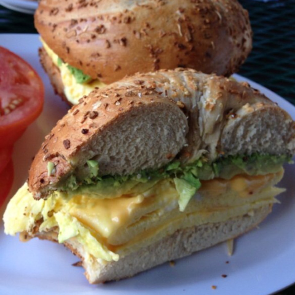 Toasted Bagel With Egg & Cheese on #foodmento http://foodmento.com/dish/26725