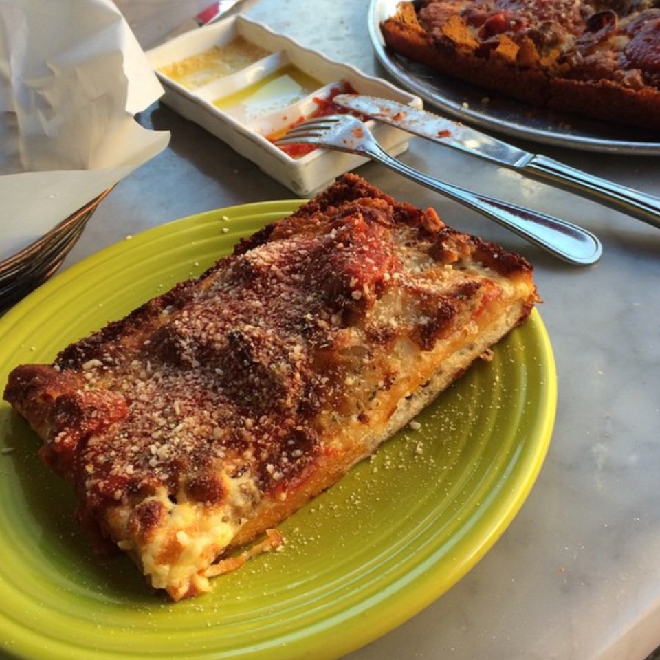 Detroit Style Pizza at Tony’s Pizza Napoletana on #foodmento http://foodmento.com/place/519