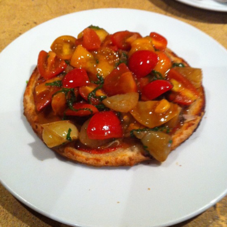 Toy Box Tomato Tartlet from Piperade on #foodmento http://foodmento.com/dish/26575