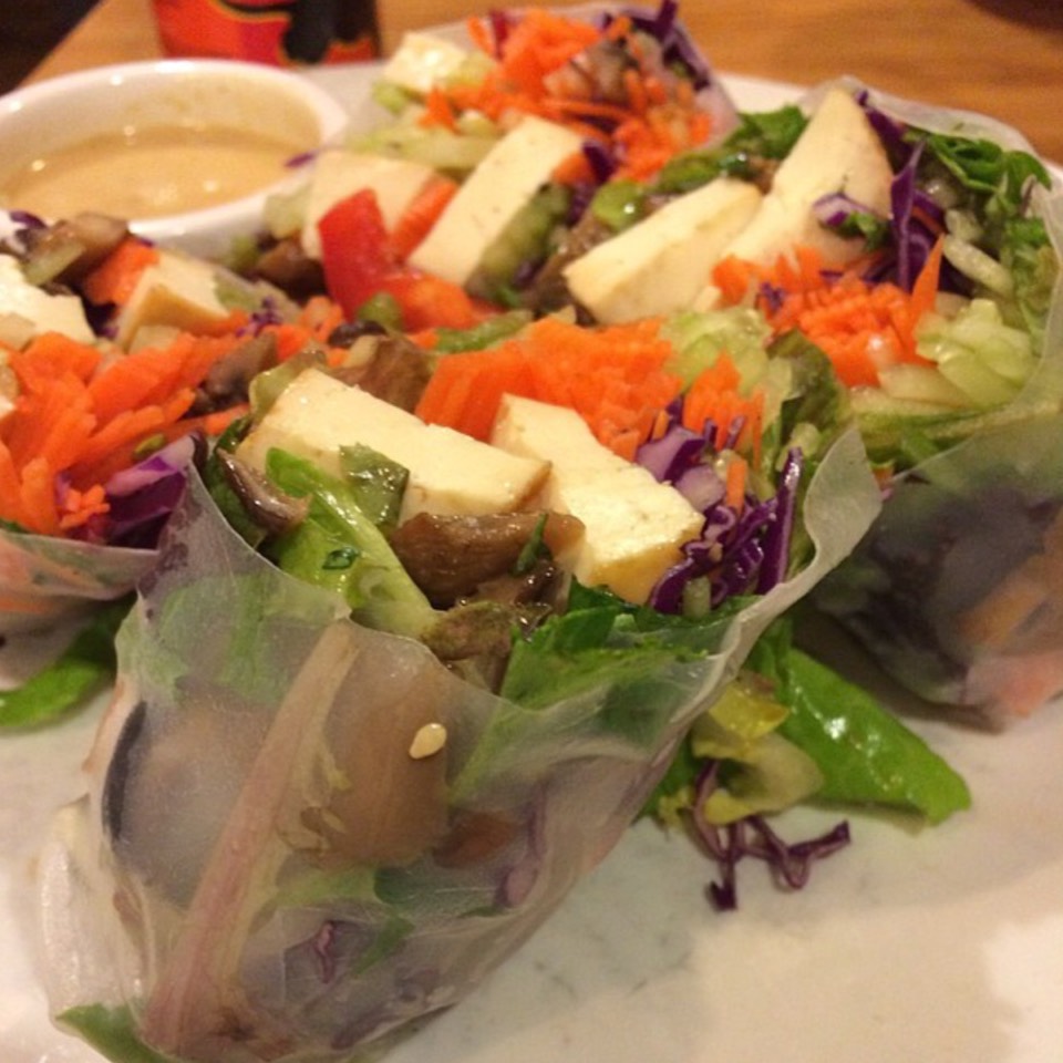 Shitake Mushroom & Tofu Spring Roll One  from The Plant Cafe Organic on #foodmento http://foodmento.com/dish/26563