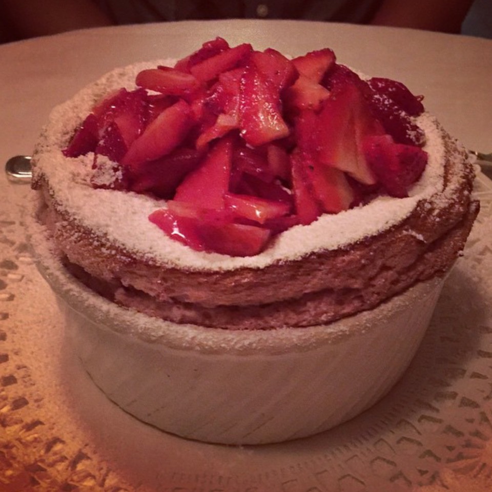 Strawberry Soufflé from Cafe Jacqueline on #foodmento http://foodmento.com/dish/26683