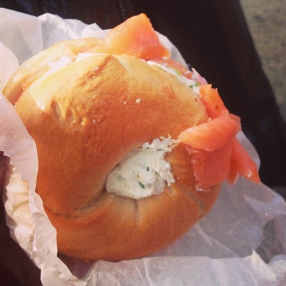 Bagel With Lox, Scallion Cream Cheese at Bagel Hole on #foodmento http://foodmento.com/place/6900