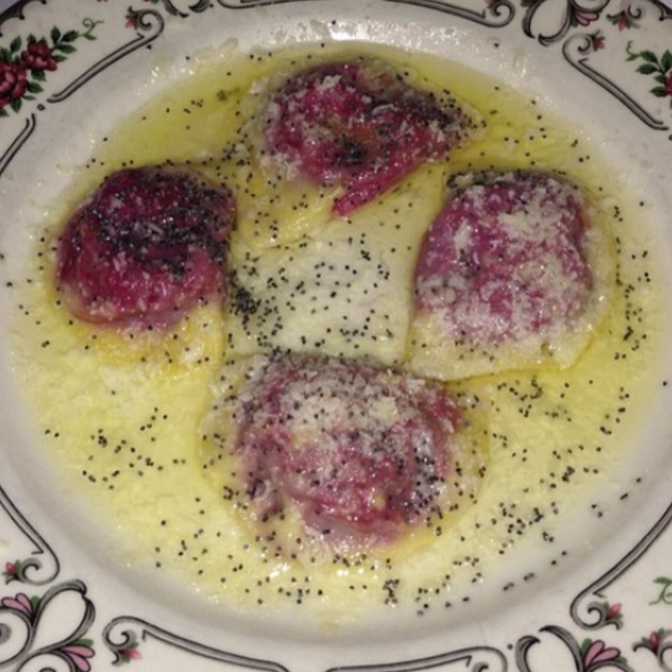 Casunziei (Cheesy Ravioli) at al di là on #foodmento http://foodmento.com/place/5917
