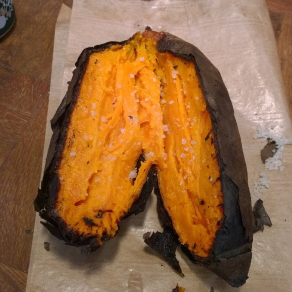 Patate Douce (Sweet Potato) at Miznon on #foodmento http://foodmento.com/place/7320