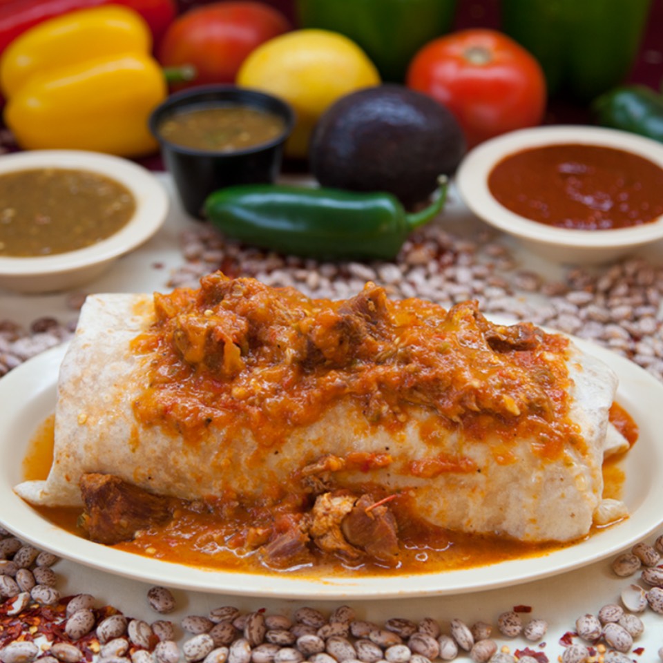 Hollenbeck Original Pork Burrito at Manuel's Original El Tepeyac Cafe on #foodmento http://foodmento.com/place/10399