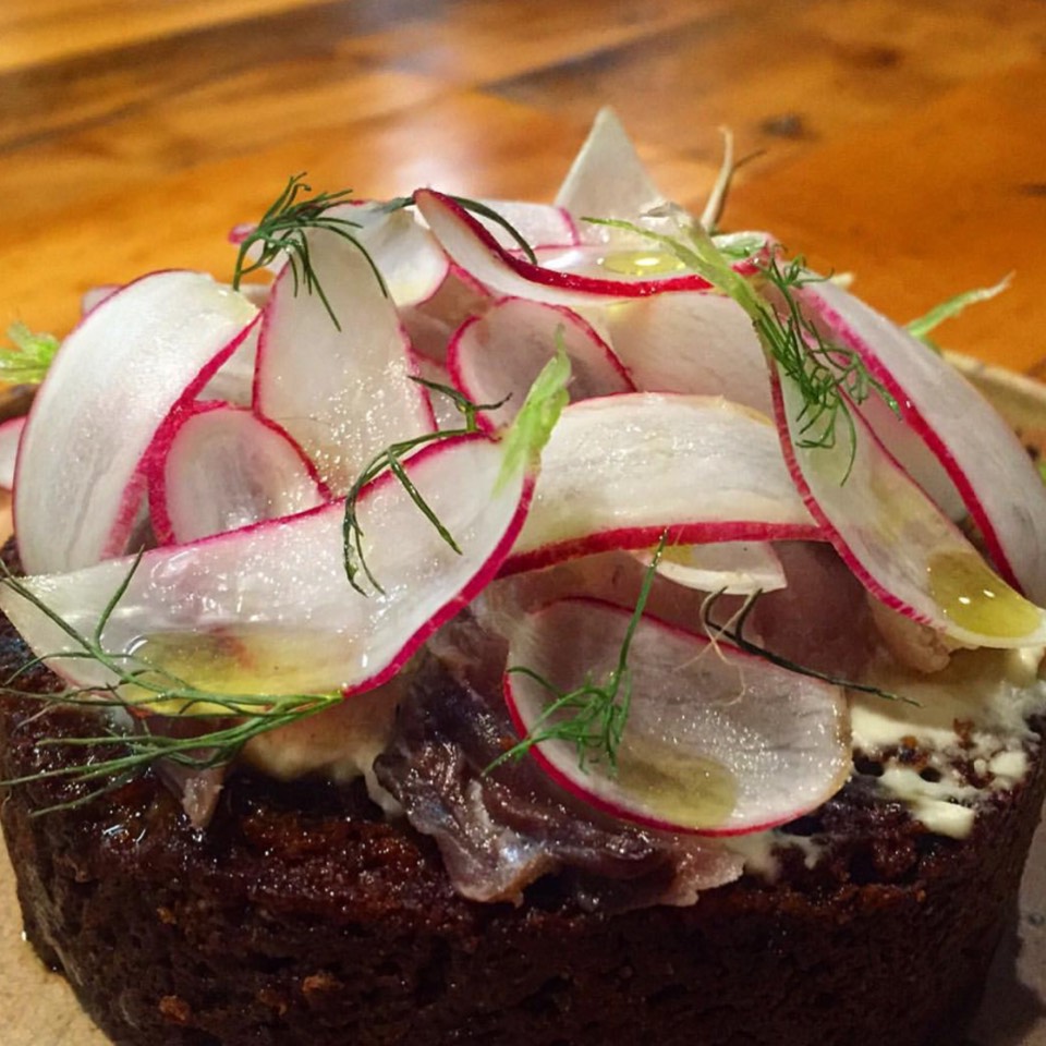 Bluefish On Brown Bread, Radishes at Loyal Nine on #foodmento http://foodmento.com/place/9750