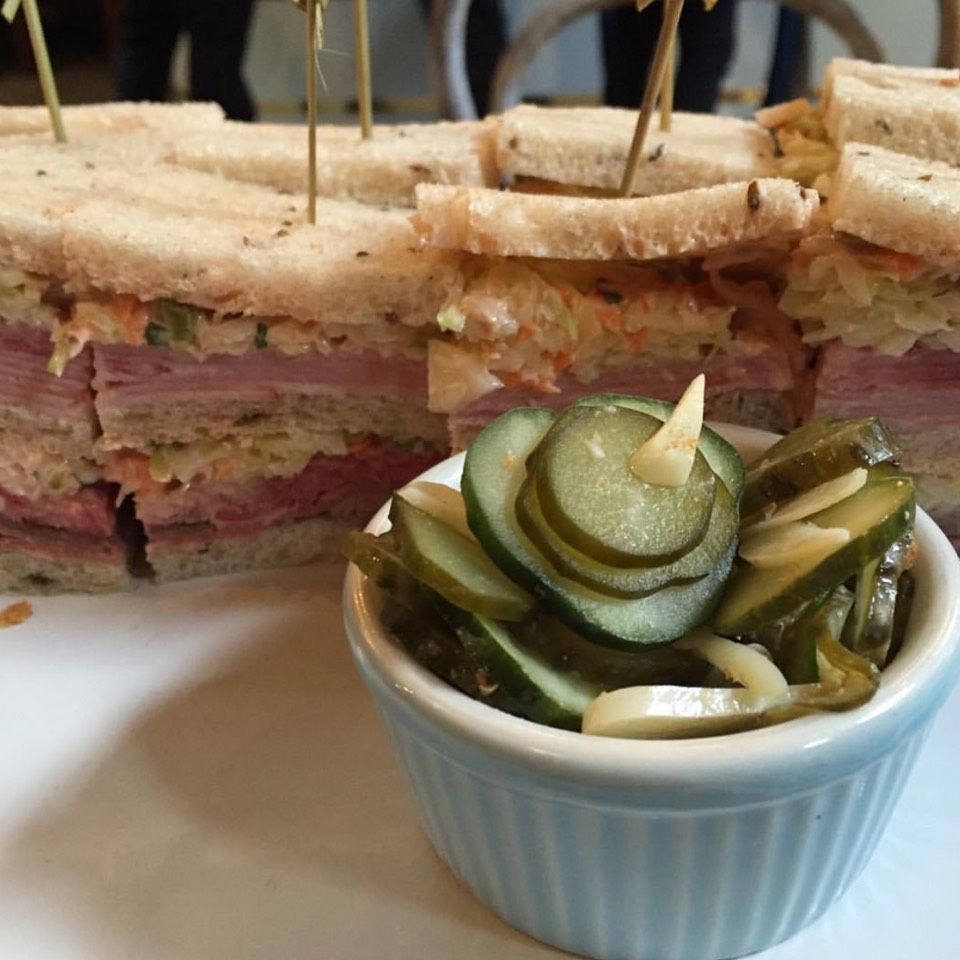 Triple Decker Sandwich from Sadelle's on #foodmento http://foodmento.com/dish/38800