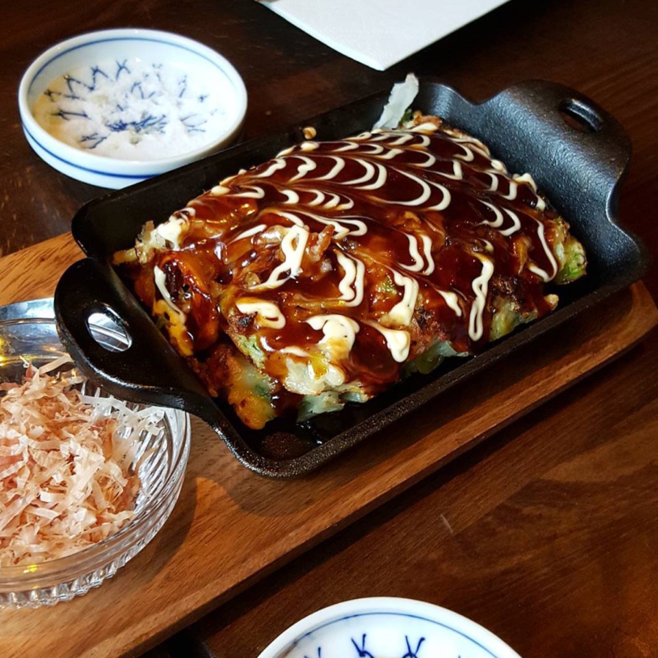 Grilled Cheese Okonomiyaki at Bar Goto on #foodmento http://foodmento.com/place/8759