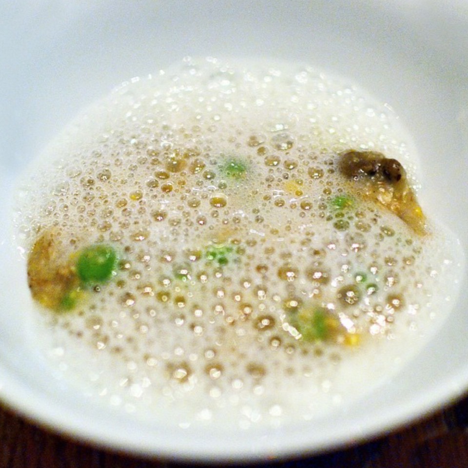 Sweet Pea Porridge (Seasonal) from Faro on #foodmento http://foodmento.com/dish/38840