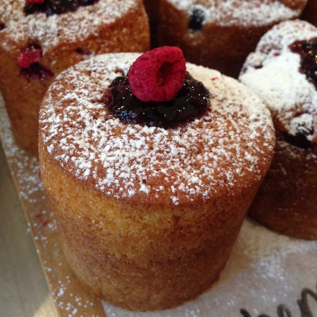 Raspberry & Coconut Cake at Vudu Cafe & Larder on #foodmento http://foodmento.com/place/2183