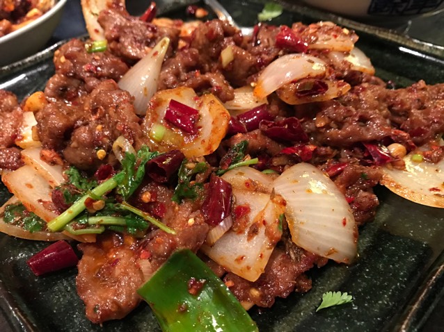 Spicy cumin lamb at Café China on #foodmento http://foodmento.com/place/316