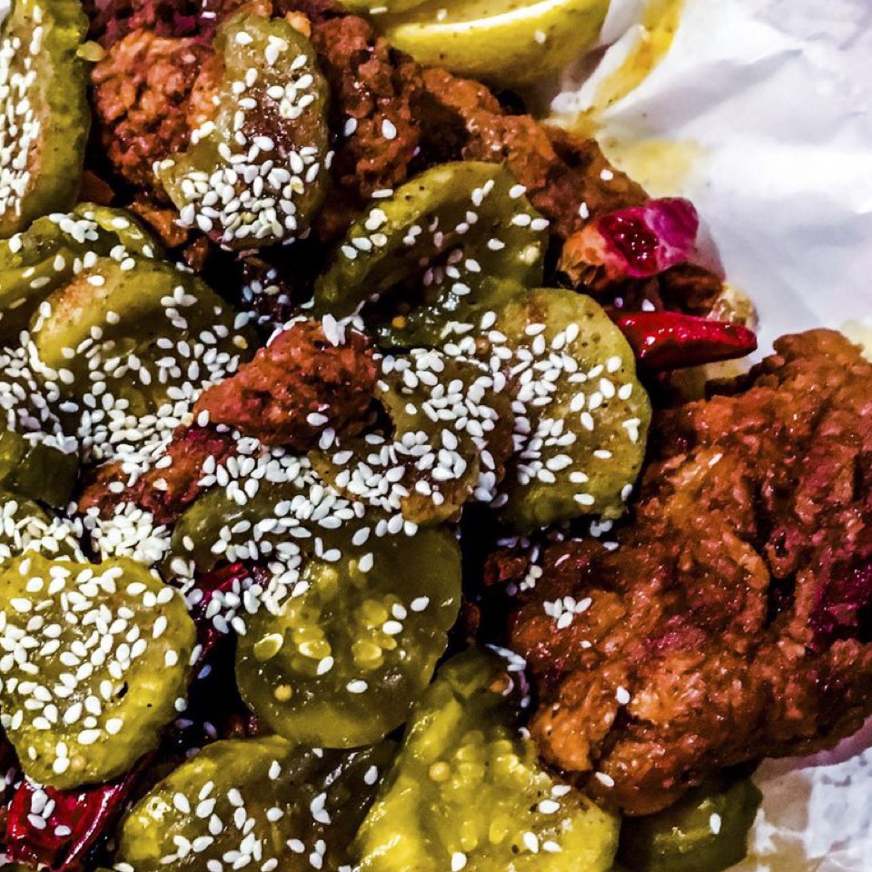 Pickle Vinegar Hot Chicken (Special) from Taste Williamsburg Greenpoint on #foodmento http://foodmento.com/dish/41993