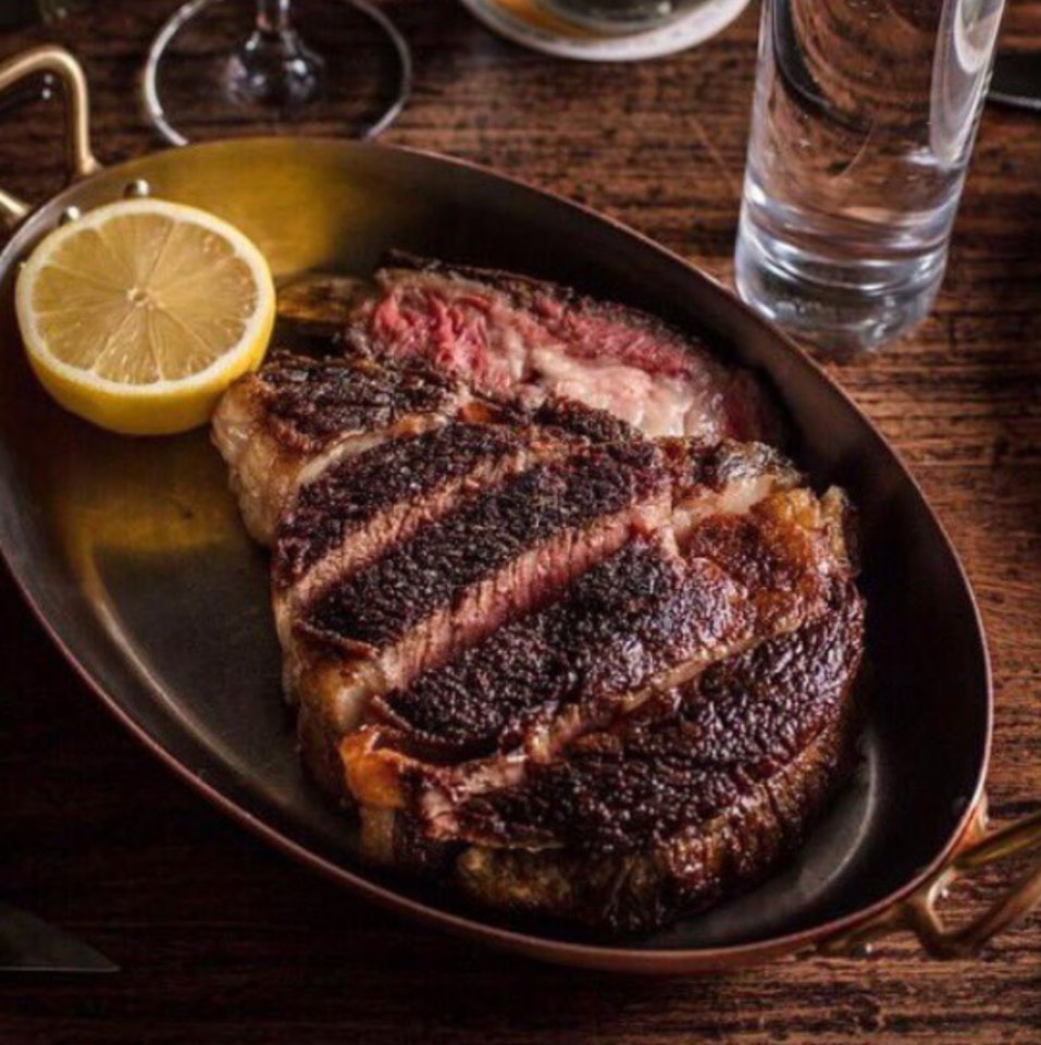 Dry Aged Rib Eye Steak For 2 from The Breslin Bar & Dining Room on #foodmento http://foodmento.com/dish/41984