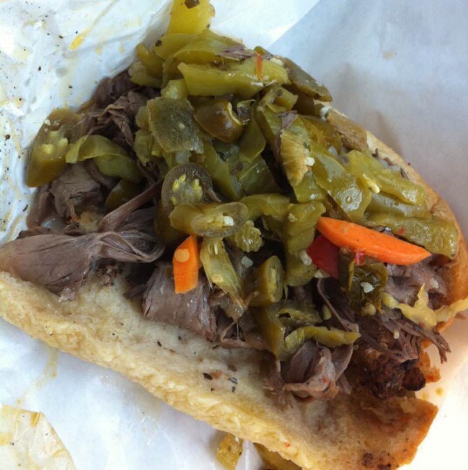 Italian Beef Sandwich  from Johnnie's Beef on #foodmento http://foodmento.com/dish/42636