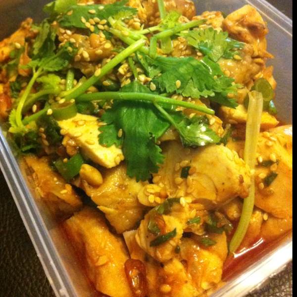 Steamed Chicken in Chili Sauce at Johnson Duck Sichuan Delight (CLOSED) on #foodmento http://foodmento.com/place/100