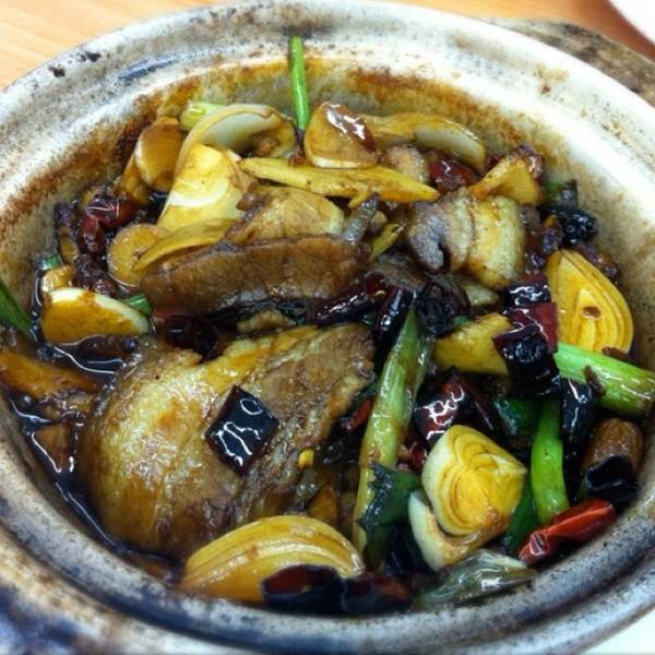 Pork Belly Claypot from Johnson Duck Sichuan Delight (CLOSED) on #foodmento http://foodmento.com/dish/502