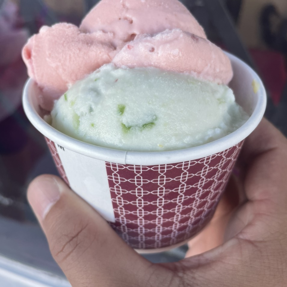 Cucumber Ice Cream from Saffron & Rose Ice Cream on #foodmento http://foodmento.com/dish/54064