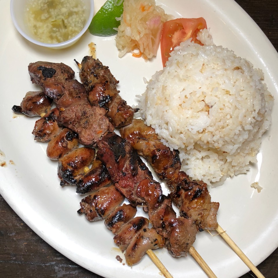Heart Gizzard Liver Inasal at House of Inasal on #foodmento http://foodmento.com/place/10316