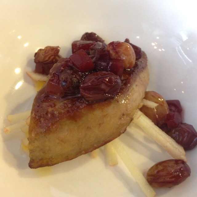 Foie Gras (w Apple & Raisin Infused w Port & Vanilla Bean) from Saveur on #foodmento http://foodmento.com/dish/5030
