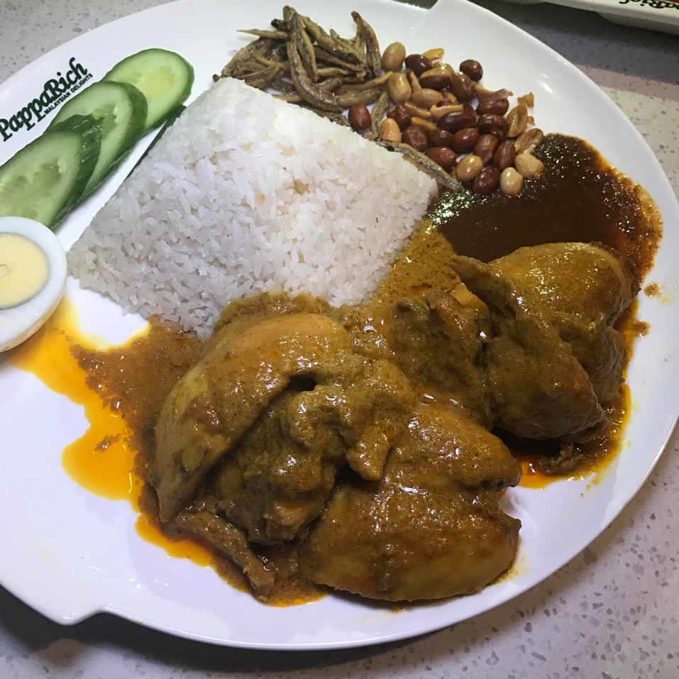 Nasi Lemak With Curry Chicken at PappaRich on #foodmento http://foodmento.com/place/10484