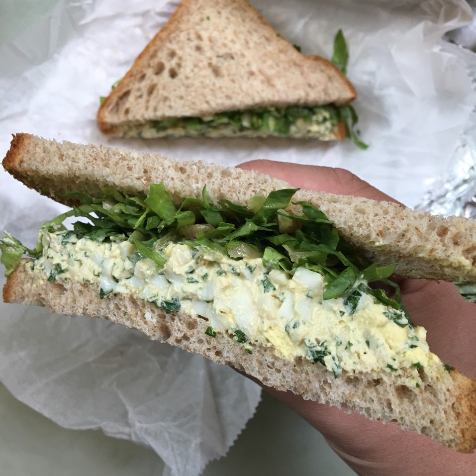 Smoked Egg Salad Sandwich @ Ellary's Green from TurnStyle on #foodmento http://foodmento.com/dish/39478