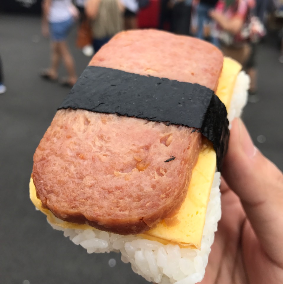 Spam Musubi $3.80 at Omusubi Gonbei on #foodmento http://foodmento.com/place/10607