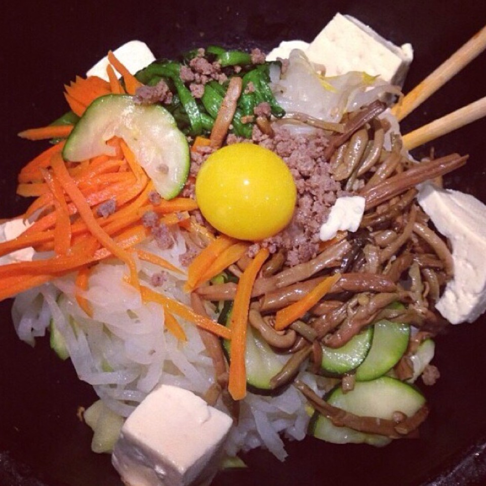 Beef Bibimbap (Rice bowl) from BCD Tofu House on #foodmento http://foodmento.com/dish/24020