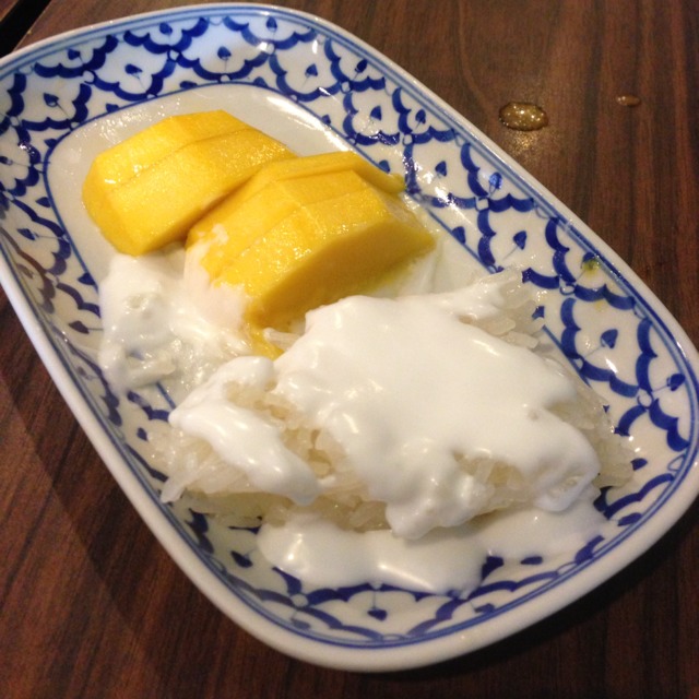 Mango Sticky Rice at E-Sarn Thai Cuisine on #foodmento http://foodmento.com/place/10
