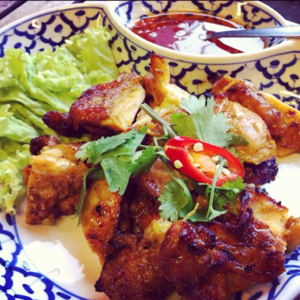 Grilled Chicken at E-Sarn Thai Cuisine on #foodmento http://foodmento.com/place/10