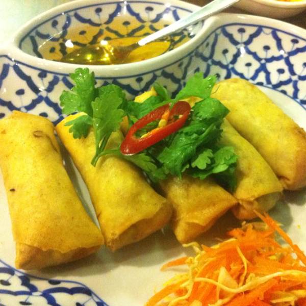 Fried Spring Rolls at E-Sarn Thai Cuisine on #foodmento http://foodmento.com/place/10
