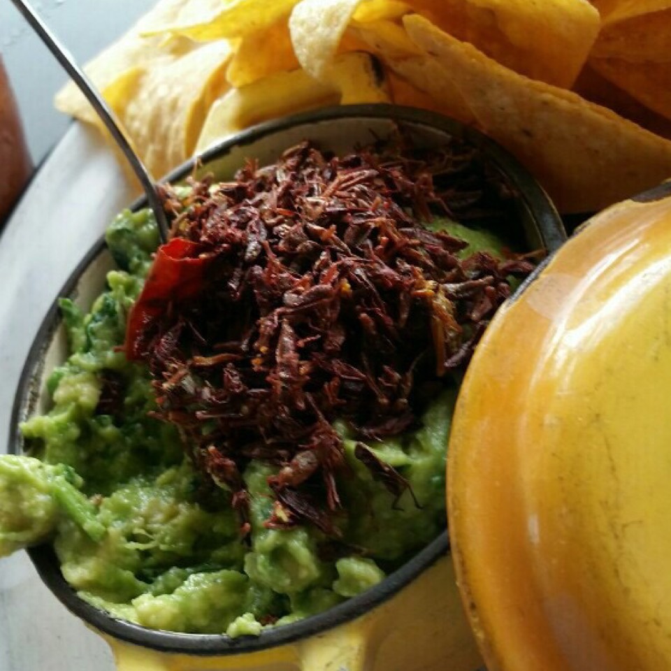 Guacamole, Fried Grasshoppers at Cuchara Restaurant on #foodmento http://foodmento.com/place/11027