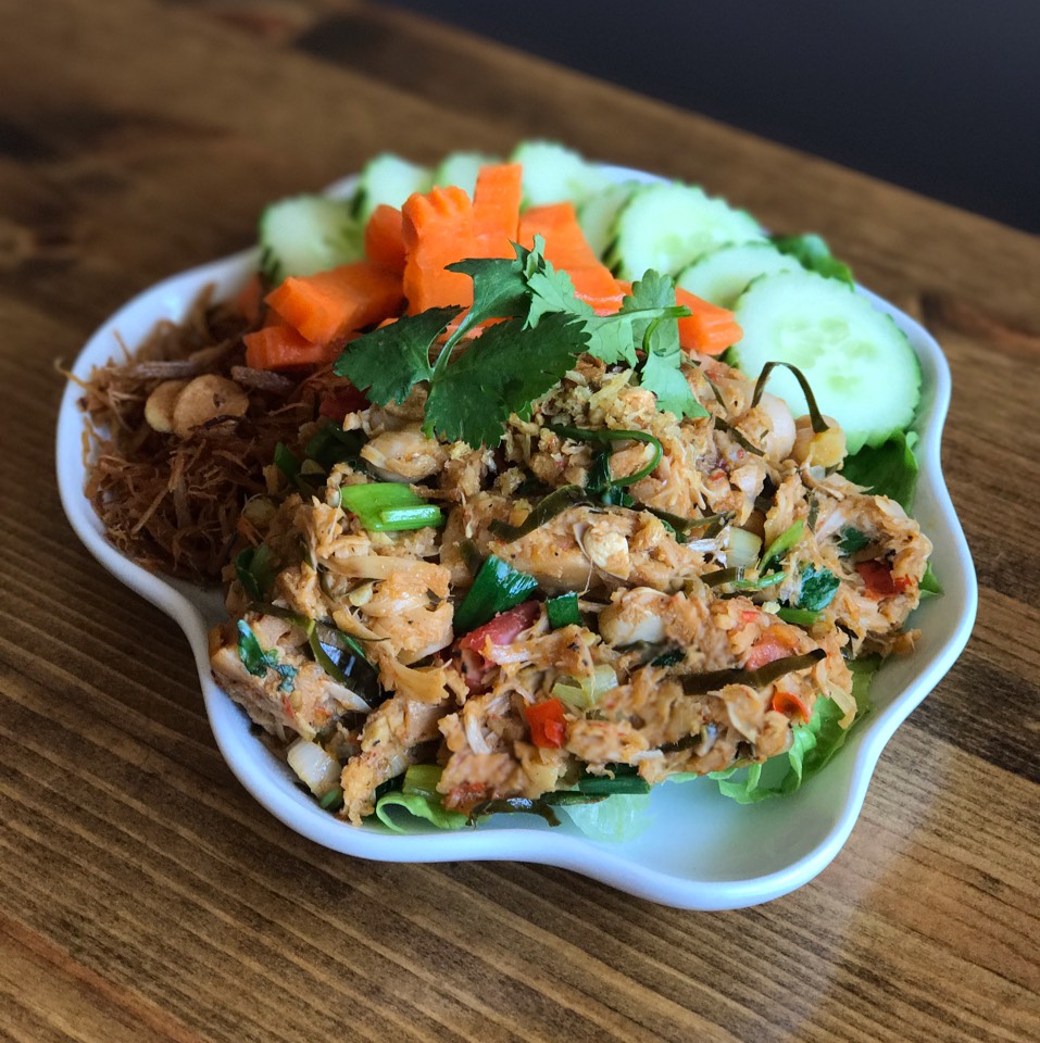 Tum Kanoon (Jackfruit Salad) from Thai Diva Cuisine on #foodmento http://foodmento.com/dish/41954