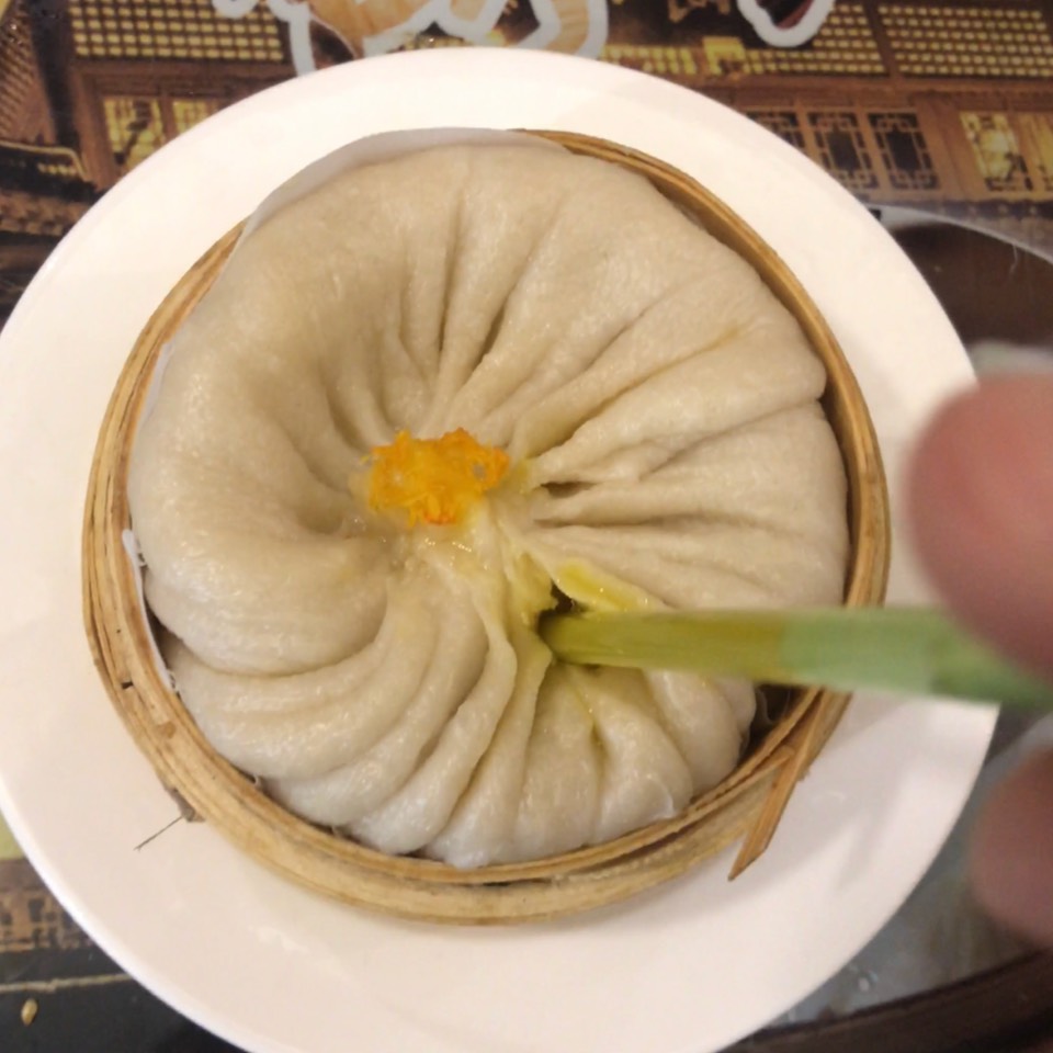 Soup Filled Bun (Giant Soup Dumpling) at Shanghai You Garden on #foodmento http://foodmento.com/place/11091