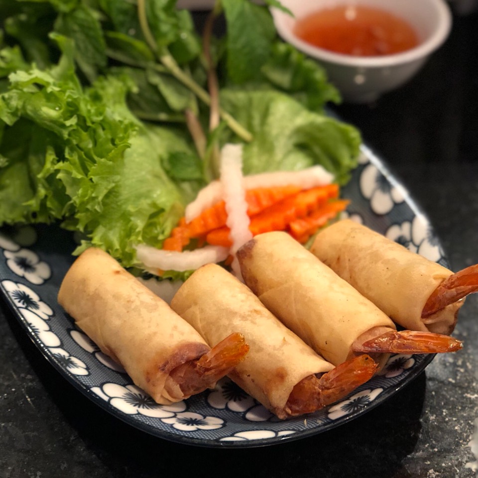Cha Gio (Fried Spring Rolls) from Madame Vo on #foodmento http://foodmento.com/dish/42179