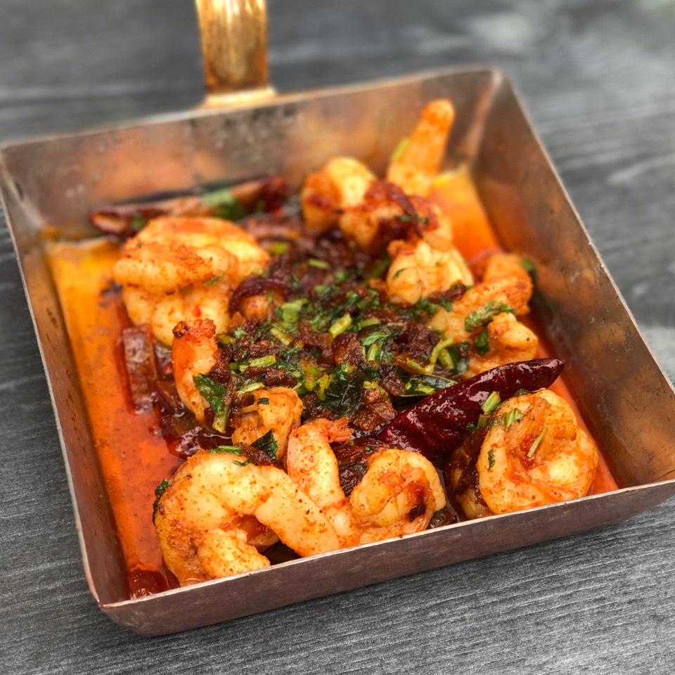Yetti Ghee Roast (Shrimp Fry, Manglorean Style) from Sahib on #foodmento http://foodmento.com/dish/42226