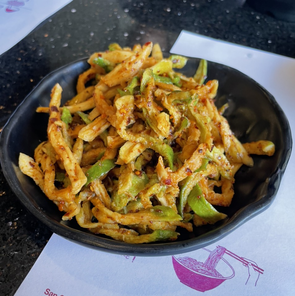Pickled Radish from Miàn | 滋味小麵 (Mian) on #foodmento http://foodmento.com/dish/52905