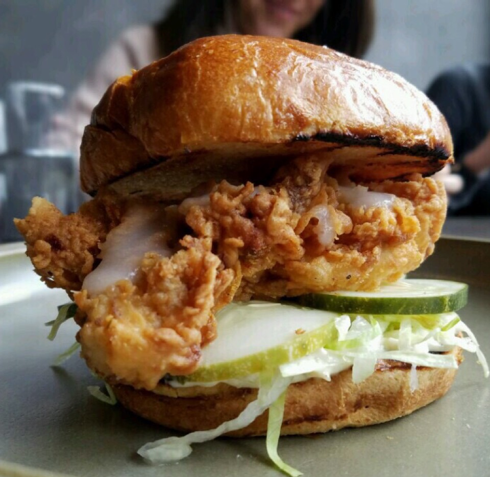 Fried Chicken Sandwich at Roister on #foodmento http://foodmento.com/place/11238